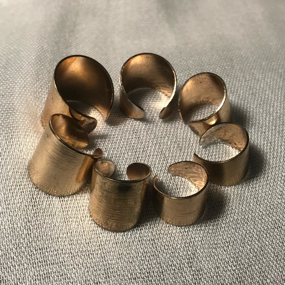 Gold Stackable Rings Set